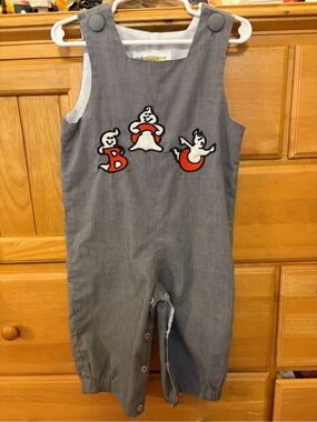 Castles and Crowns Boy's Adorable Ghost "Boo" Halloween Longall Size 24 Months
